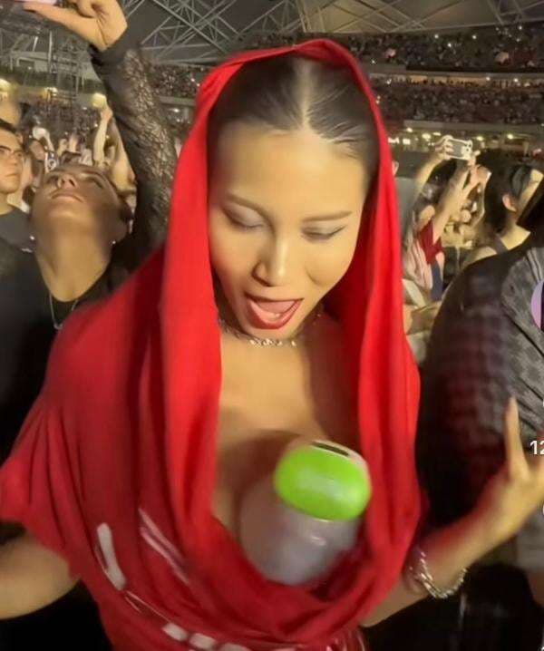 Viral Patricia Gouw Nonton Konser Sambil Pumping ASI, Netizen: Steril Enggak Ya?