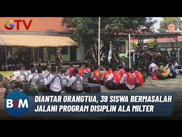39 Pelajar Bermasalah Ikuti Pembinaan Karakter Ala Militer di Purwakarta