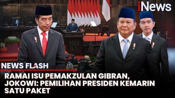 Kata Jokowi Soal Pemakzulan Gibran Kata Jokowi Soal Pemakzulan Gibran