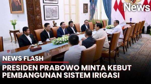 Perkuat Ketahanan Pangan, Presiden Prabowo Perintahkan DPR Selesaikan Sistem Irigasi | News Flash