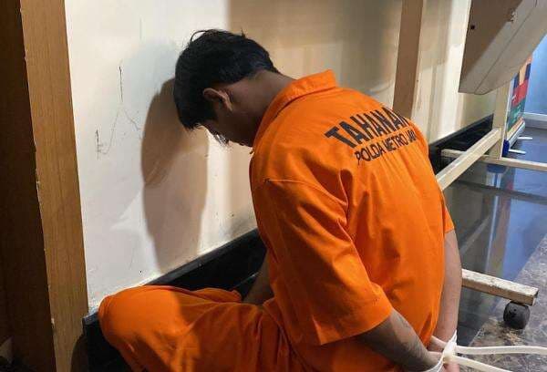 Diciduk Polisi, Begini Tampang Melas Pembunuh Pria Dalam Karung di Tangerang