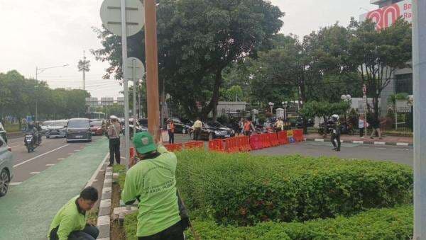Gladi Bersih HUT ke-80 RI, Lalin di Sekitar Istana Dialihkan