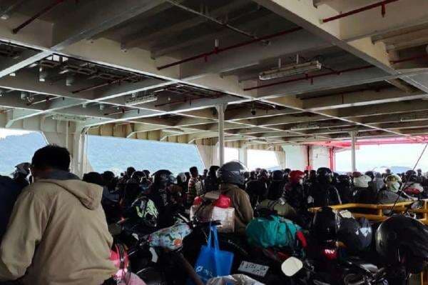 Cerita Pemudik Motor dari Tangerang ke Lampung, Tempuh Waktu 12 Jam via Pelabuhan Ciwandan