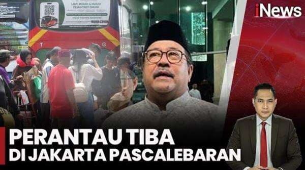 Perantau Mulai Tiba di Jakarta usai Lebaran, Rano Karno: Silakan Datang asal Punya Skill