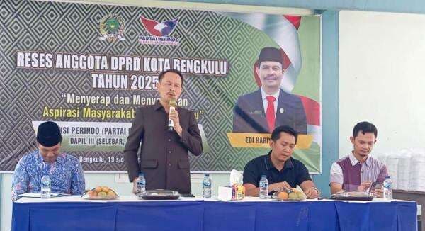 Reses Perdana, Legislator Partai Perindo Edi Hariyanto Komitmen Perjuangkan Harapan Warga Bengkulu
