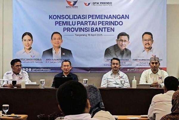 Partai Perindo Panaskan Mesin Politik untuk 2029, Konsolidasi Pemenangan Mulaidari Banten