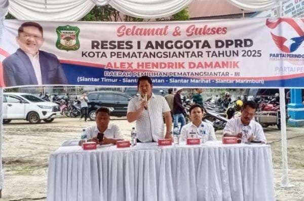 Legislator Perindo Alex Hendrik Damanik Kawal Harapan Rakyat Jadi Nyata, Perbaiki Drainase hingga Lampu Jalan