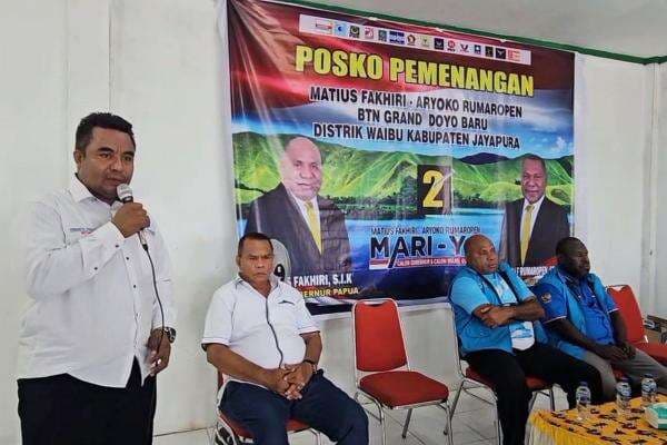 PSU Pilkada Papua, Mesin Partai Perindo Jayapura Siap Bergerak Menangkan Mathius D Fakhiri-Aryoko Rumaropen