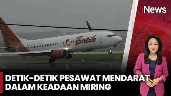 Detik-Detik Pesawat Batik Air Nyaris Tergelincir di Soetta, Videonya Menegangkan! Detik-Detik Pesawat Batik Air Nyaris Tergelincir di Soetta, Videonya Menegangkan!