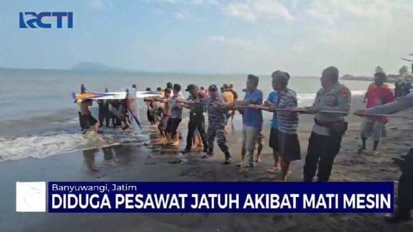 Pesawat Latih Jatuh di Selat Bali, Instruktur dan Siswa Selamat