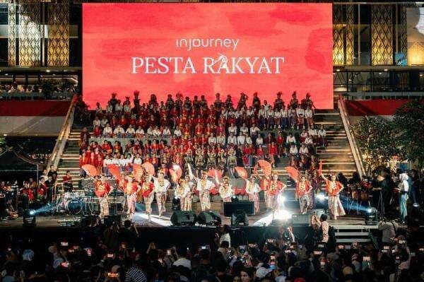 300 Ribu Pengunjung Ramaikan Pesta Rakyat HUT ke-80 RI di Kawasan Sarinah-Thamrin