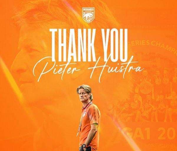 Borneo FC Resmi Pecat Pieter Huistra, Langsung Tancap Gas Cari Pelatih Baru