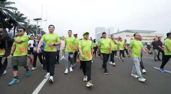 Lepas Womens Day Run 2025 di Gedung DPR, Cak Imin: Ayo Budayakan Olahraga!
