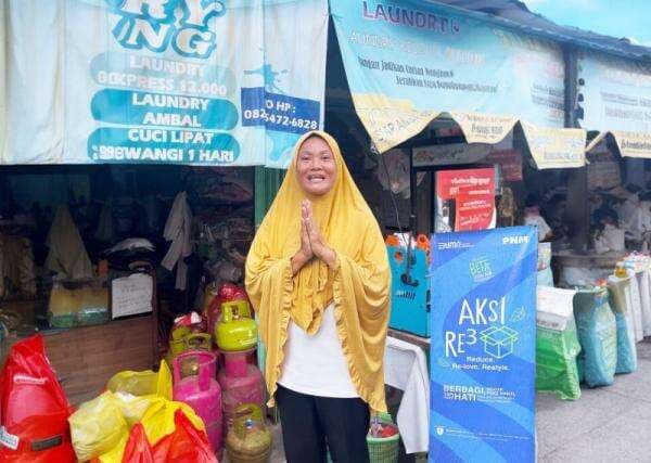 Nasabah PNM Mekaar Sulap 10 Ton Pakaian Lama Miliki Harapan Baru