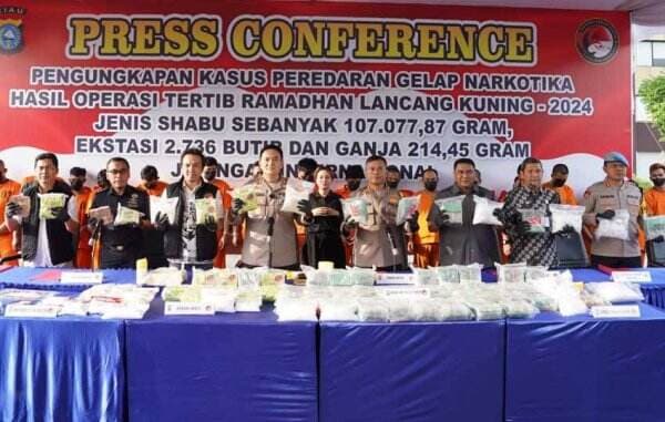 Polda Riau Sita 107 Kg Sabu-sabu dari Jaringan Narkoba Malaysia