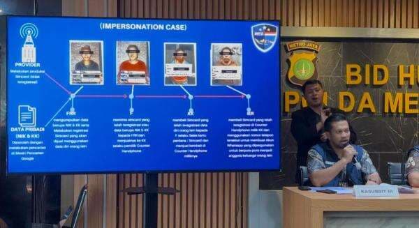 Polda Metro Bongkar Kasus Manipulasi Data SIM Card HP, 4 Orang Ditangkap!