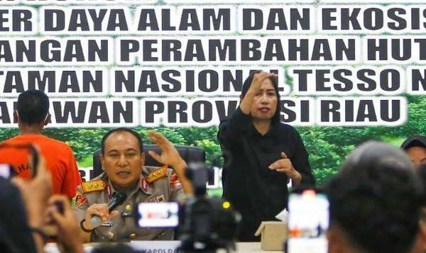 Polda Riau Tetapkan Tokoh Adat Jadi Tersangka Lahan Taman Nasional Tesso Nilo