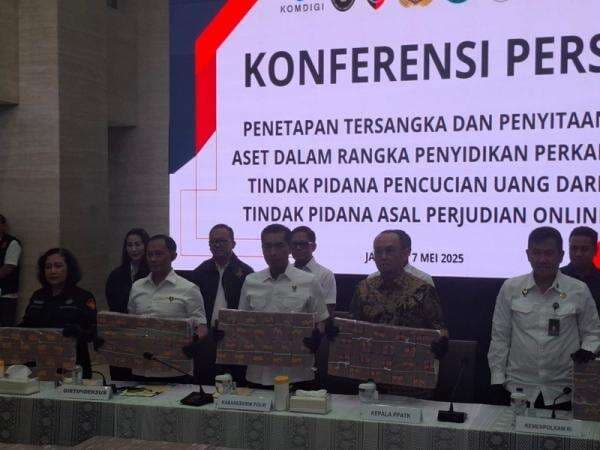 Polri Tangkap 2 Tersangka TPPU Judol, Sita Uang dan Aset Senilai Rp530 Miliar