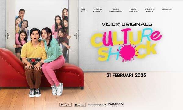 Davina Karamoy dan Ajil Ditto Tampil Gemas di Poster Series Culture Shock