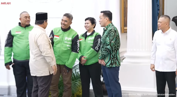 Sosok Mulyono, Driver Gojek Pertama 001 yang Diundang ke Istana saat Prabowo Umumkan Bonus Hari Raya