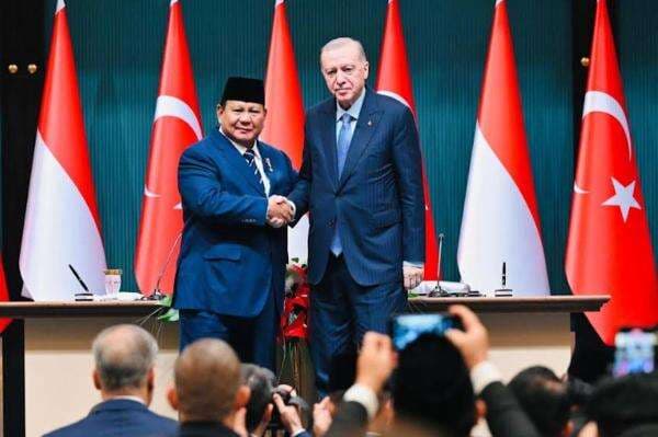 Prabowo dan Erdogan Sepakat Perkuat Kerja Sama Penanggulangan Bencana-Energi Terbarukan