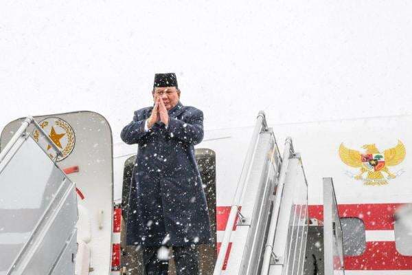 Momen Salju Putih Ankara Antar Keberangkatan Prabowo ke Antalya