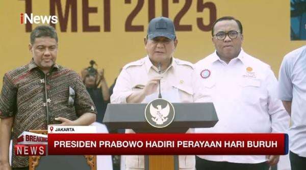 6 Fakta Janji Prabowo untuk Buruh, dari Kesejahteraan hingga Penghapusan Outsourcing