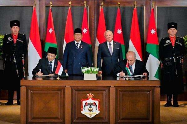 Presiden Prabowo dan Raja Yordania Sepakati 4 Kerja Sama, Pendidikan hingga Ekonomi