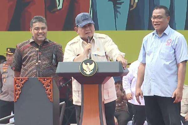 Prabowo: Gue Heran di Indonesia Ada Demo Mendukung Koruptor