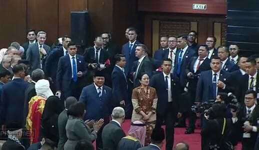 Prabowo Hadiri Pembukaan Konferensi ke-19 PUIC di DPR RI