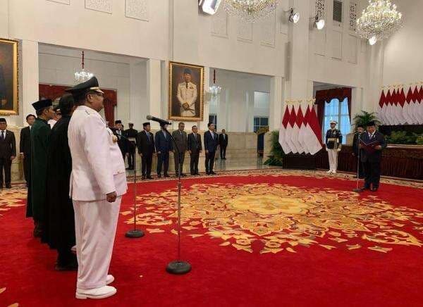 Sah, Prabowo Lantik Gubernur-Wagub Papua Pegunungan dan Babel