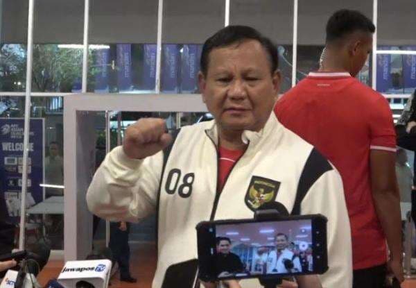 Indonesia Menang 1-0 dari Bahrain, Prabowo: Timnas Berhasil, Maju Terus!