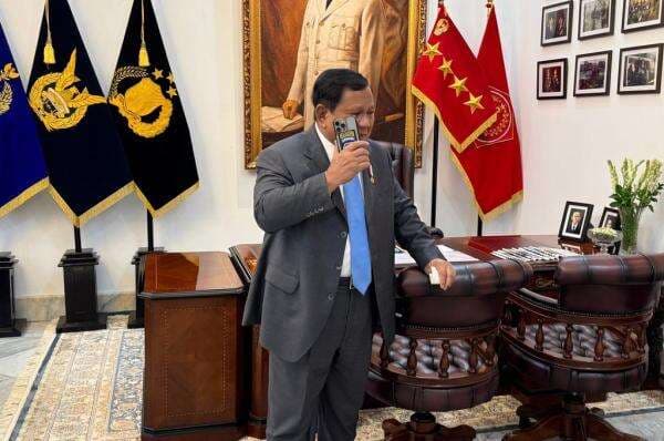 Momen Prabowo Telepon PM Singapura Lawrence Wong, Ucapkan Selamat Menang Pemilu