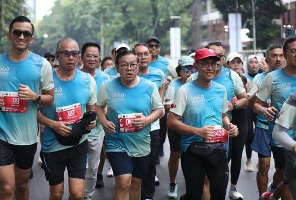 Momen Pramono Usia 62 Tahun Ikut Digiland Run 2025: Lari 5 Km di Bawah 50 Menit