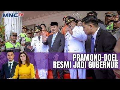 Pramono Anung-Rano Karno Resmi Pimpin Jakarta, Siap Jalankan Program Prioritas