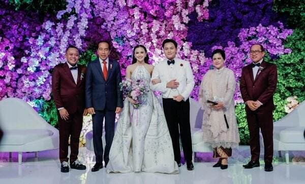 Presiden Jokowi dan Ibu Iriana Hadir di Resepsi Pernikahan Rizky Febian dan Mahalini