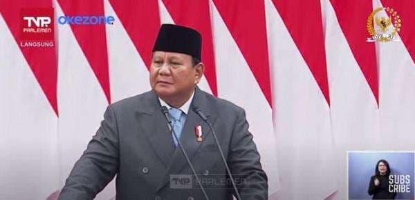 Nota Keuangan, Prabowo Pamer Pertumbuhan Ekonomi hingga Kondisi Bursa Saham