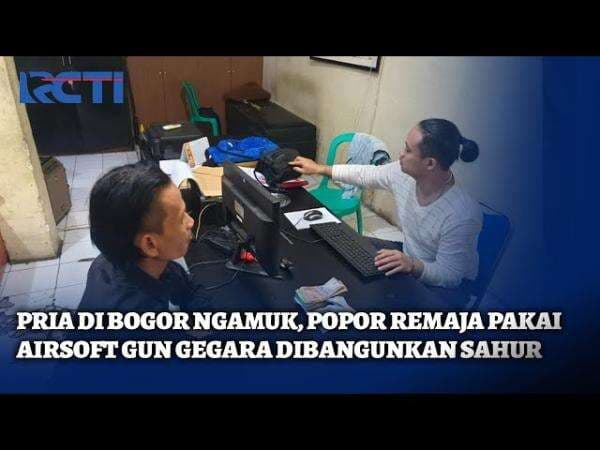 Terganggu Dibangunkan Sahur, Pria di Bogor Tembak Airsoft Gun dan Aniaya Pemuda