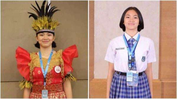Profil Bianca Alessia Christabella Lantang asal Sulawesi Utara, Pembawa Baki Paskibraka Nasional 2025