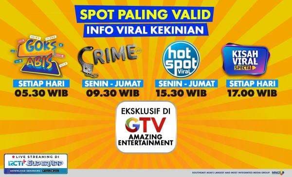 Asupan Informasi Terupdate dari GTV, Bikin Kamu si Paling Kekinian!