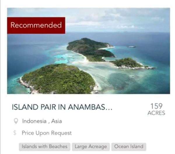 Heboh, Dua Pulau di Anambas Riau Dijual di Situs Asing