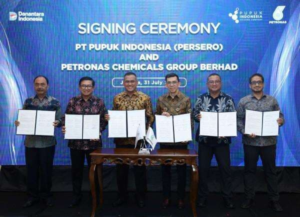 Pupuk Indonesia dan Petronas Garap Hilirisasi Industri, Bakal Bangun Pabrik Metanol
