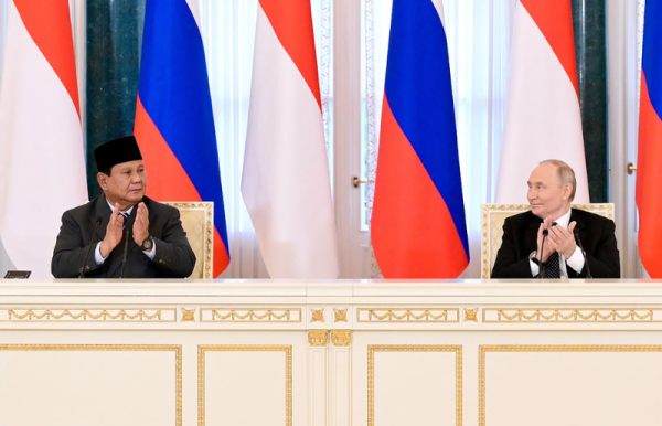 Putin Happy Perdagangan Indonesia-Rusia Rp70,3 Triliun, Naik 40 Persen dalam 4 Bulan