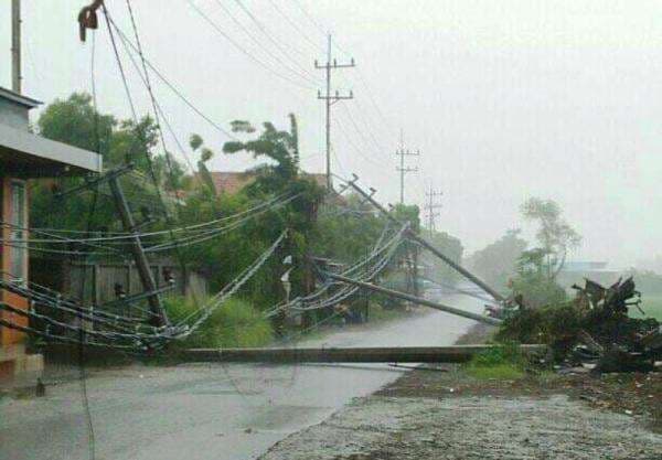 Puluhan Rumah di Bangka Belitung Rusak Diterjang Puting Beliung