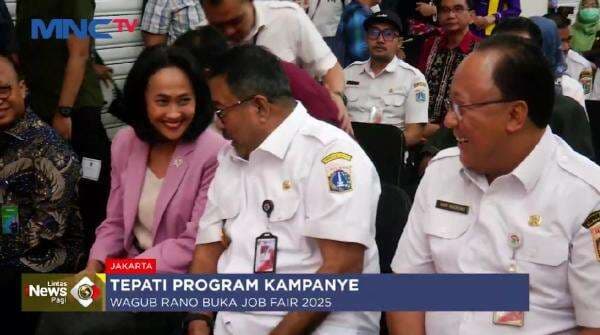 Wagub Rano Karno Buka Jakarta Job Fair 2025, Target Serap Ribuan Pekerja