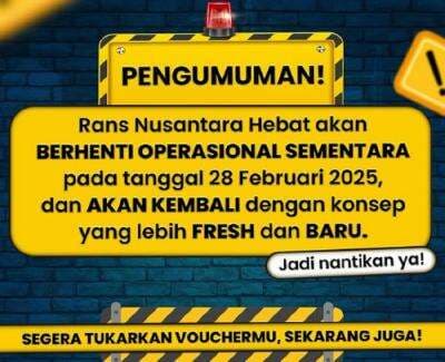 RANS Nusantara Hebat Milik Raffi Ahmad-Kaesang Tutup 28 Februari 2025