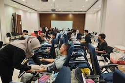 Ratusan Karyawan MNC Group Antusias Ikut Donor Darah di iNews Tower