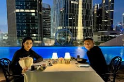 Rayakan 12 Tahun Pernikahan, Anang dan Ashanty Dinner Romantis Berduaan