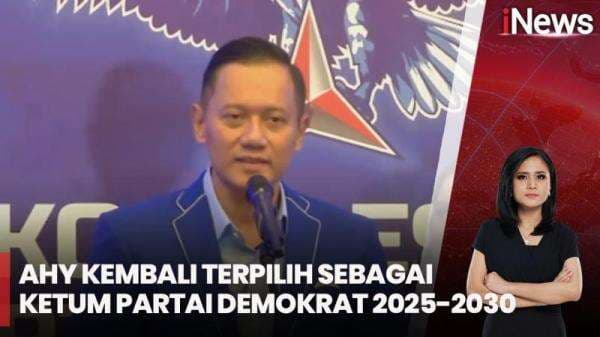 AHY Kembali Terpilih sebagai Ketua Umum Partai Demokrat Secara Aklamasi