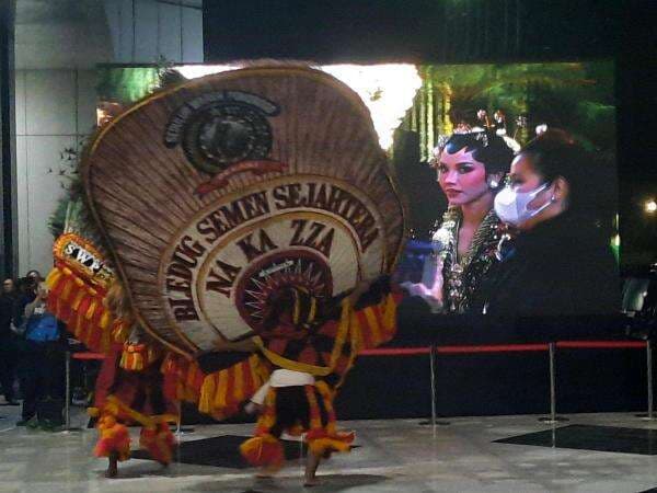 Heboh! Pertujukan Reog Ponorogo Ramaikan Ngunduh Mantu Al Ghazali-Alyssa Daguise